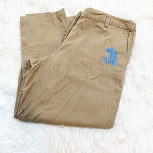 Authentic Disney Parks Beige Khaki Capri Pants Size 8 Women's